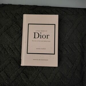Little Book of Dior Karen Homer Hardcover Fashion History Coffee Table Book Pink